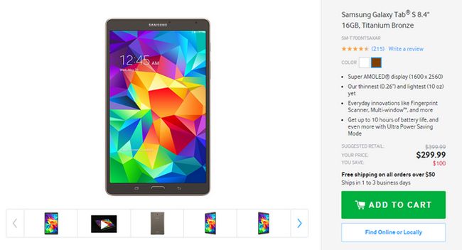 Fotografía - [Alerte pacte] Samsung assomme temporairement 100 $ de rabais de la Galaxy Tab 8.4 et 10.5 S, Amazon les bat jusqu'à 20 $